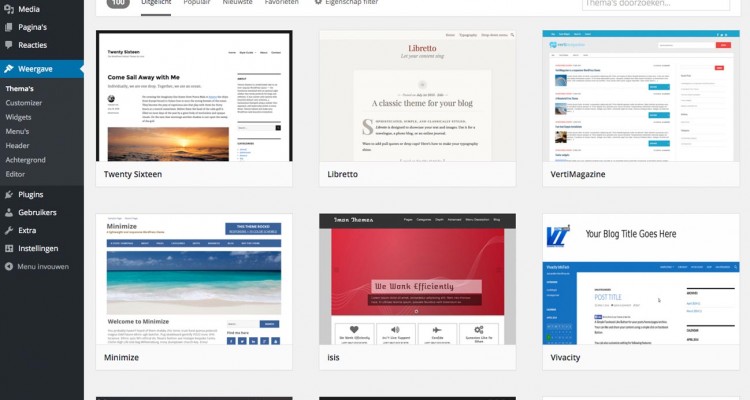 WordPress thema kiezen