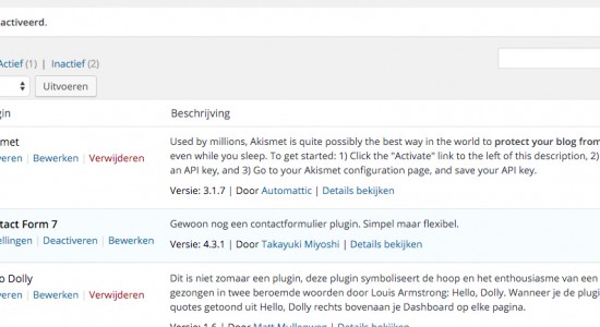 WordPress plugin zoeken