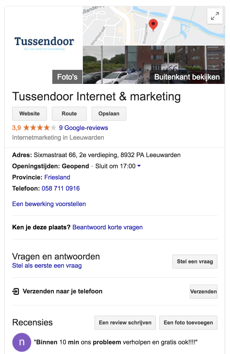 Google Mijn Bedrijf