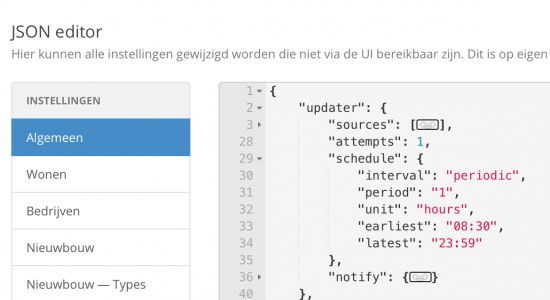 Realtime bijwerk tijden Realworks instellen